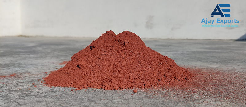 Natural Red Oxide Powder - Ajay Exports - Your Trusted Source for Premium  Quality Natural Minerals